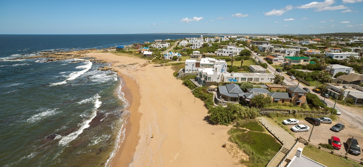 Sandy beach in Jose Ignacio, Uruguay