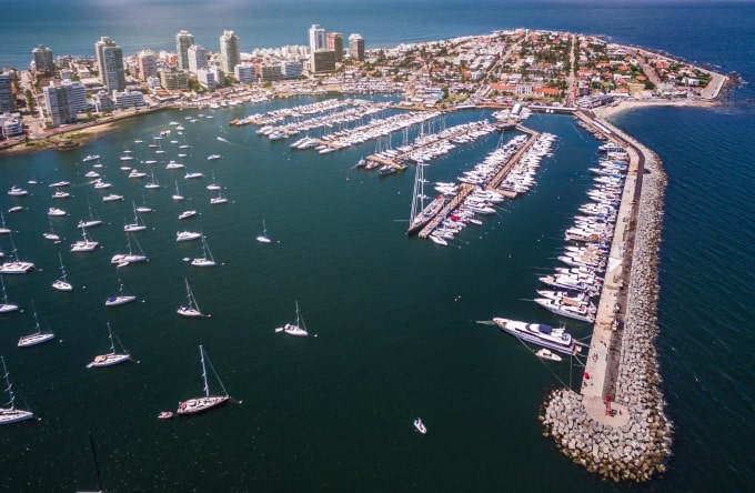 The Marina of Punta del Este